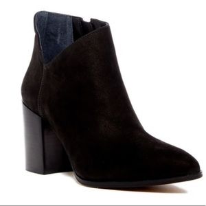 Vince Camuto Black Suede Kathrina Bootie